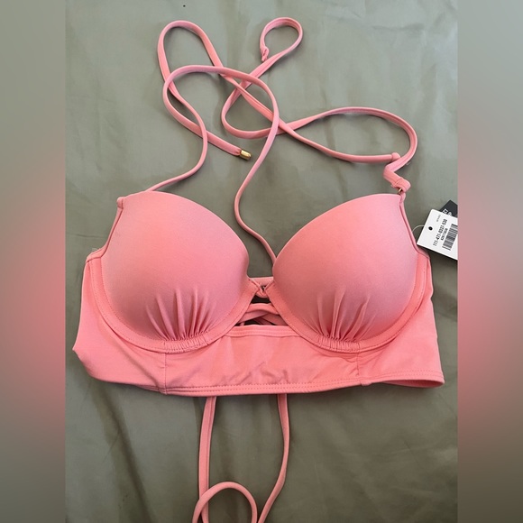 Abercrombie and Fitch Push-Up Plunge Bikini Top - Picture 3 of 5